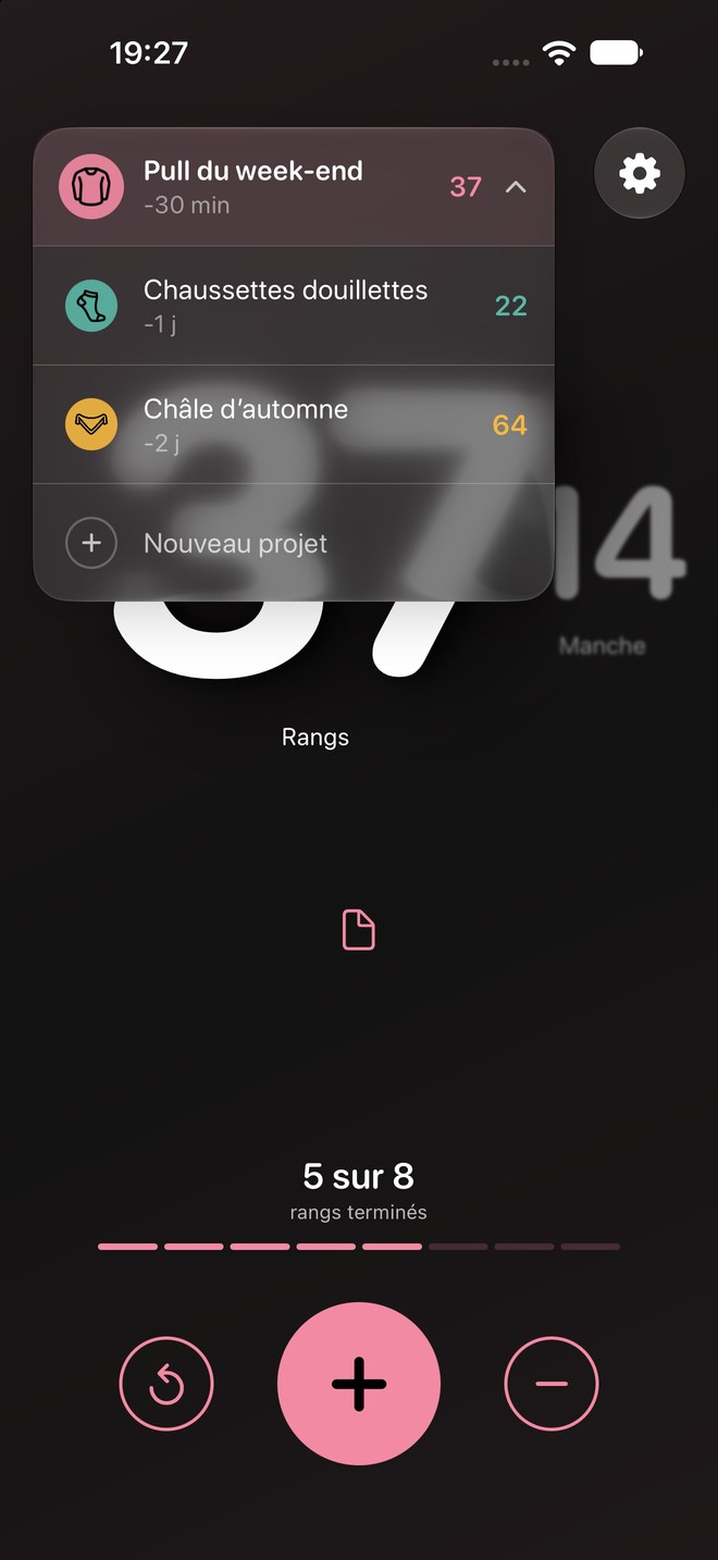 Chaque projet a sa place.